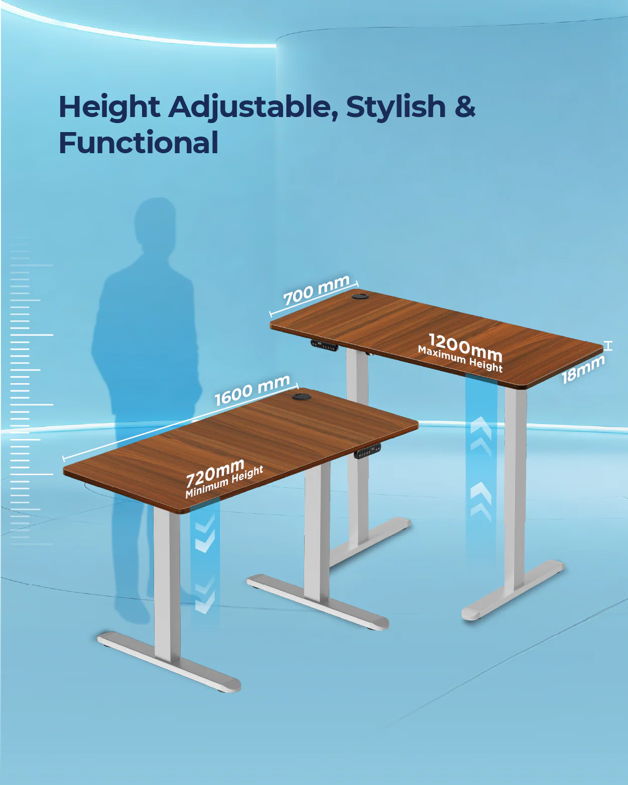 AeroPlus Adjustable Desk - Image 20