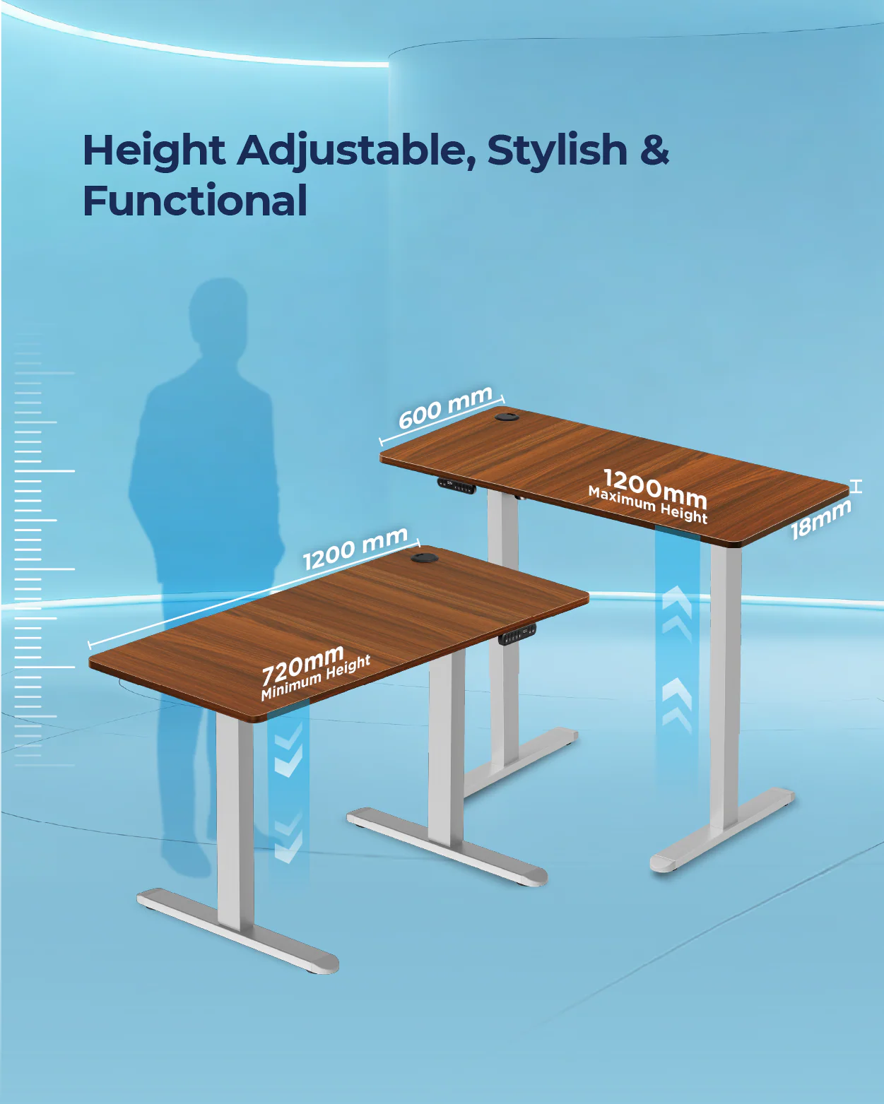 AeroPlus Adjustable Desk - Image 27