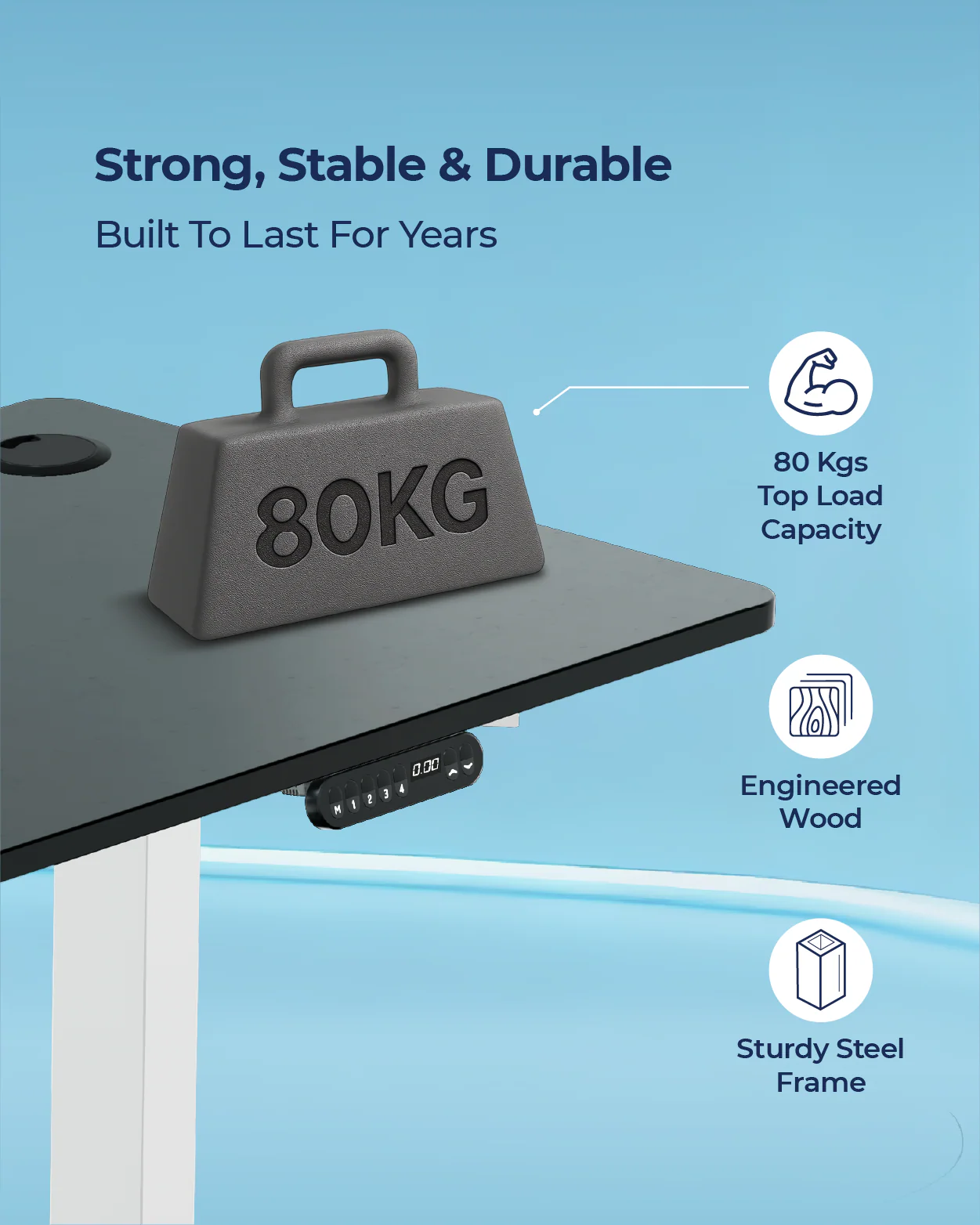 AeroPlus Adjustable Desk - Image 46