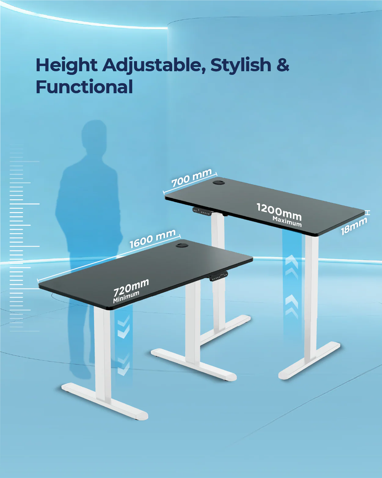 AeroPlus Adjustable Desk - Image 47
