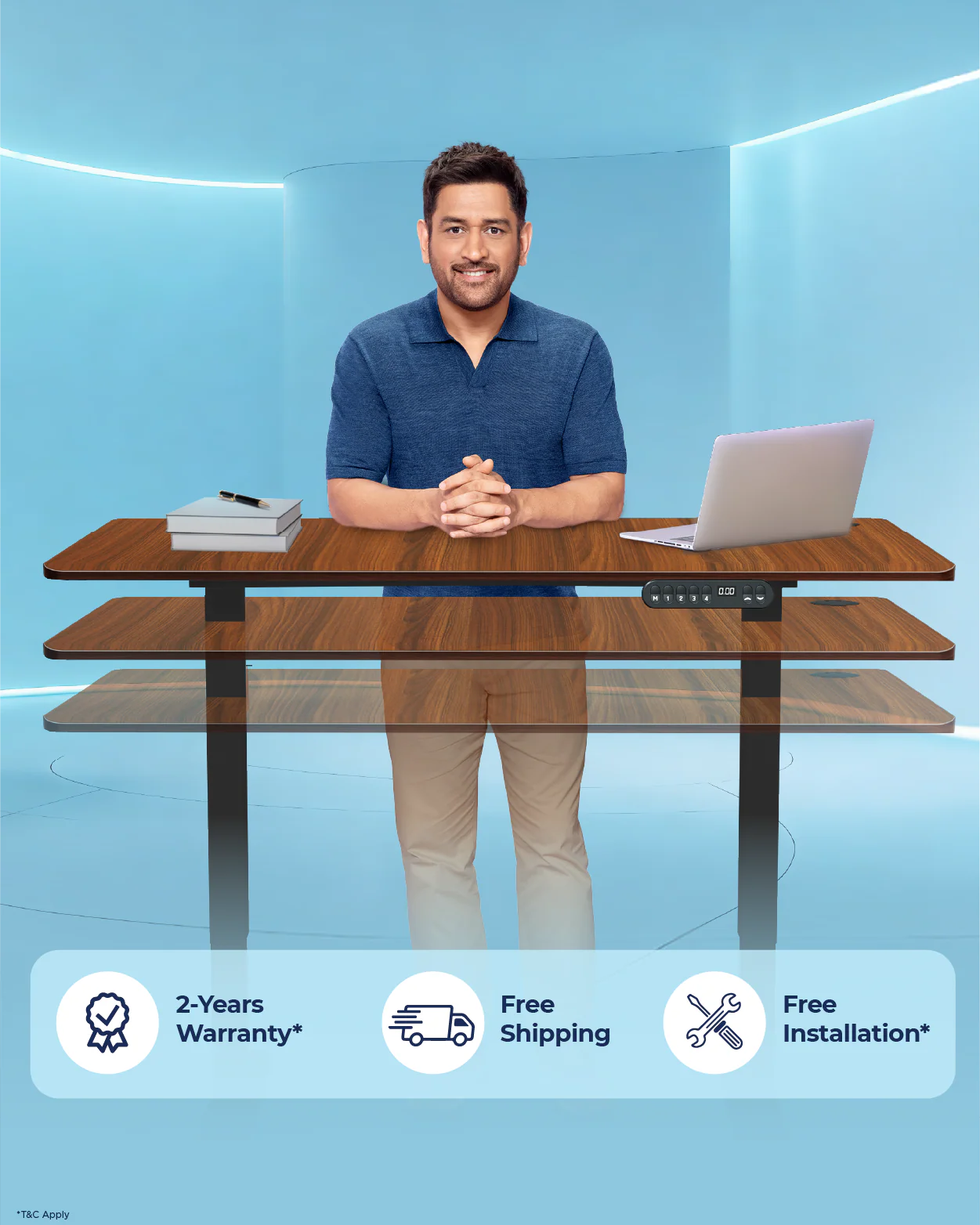 AeroPlus Adjustable Desk - Image 7