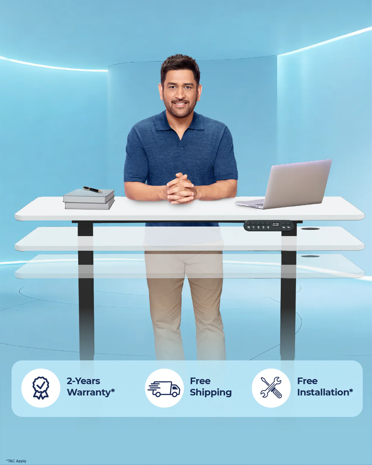 AeroPlus Adjustable Desk - Image 90