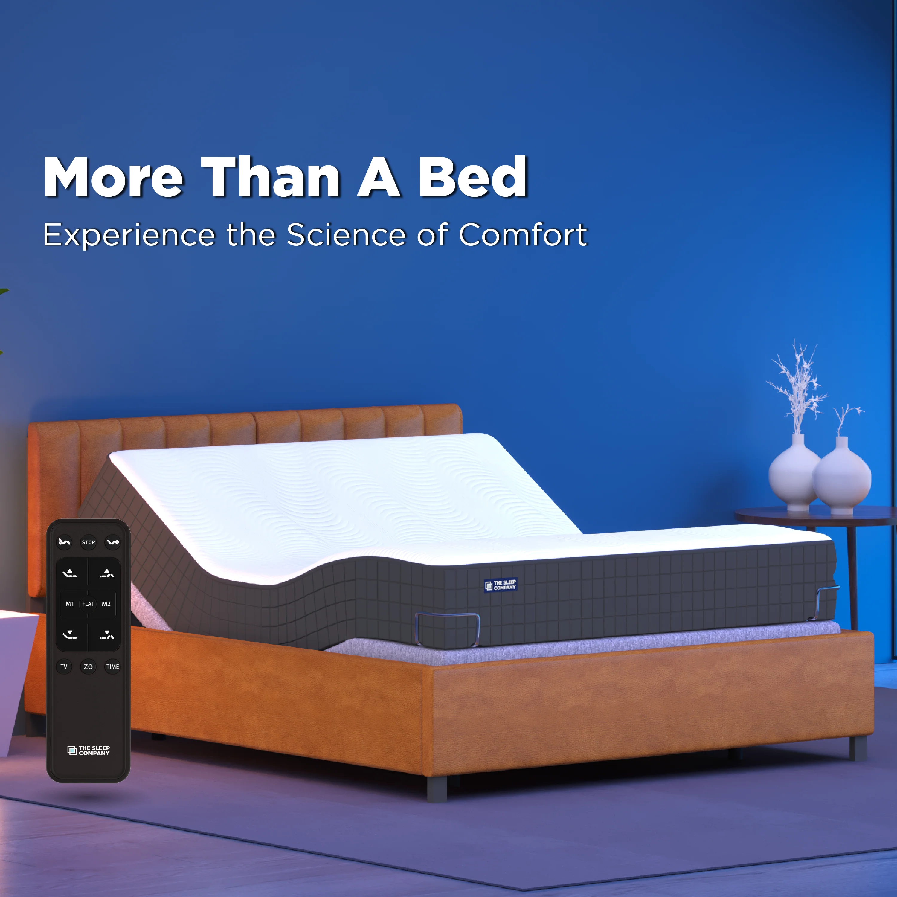 Elev8 Smart Recliner Bed with Leather Frame - Image 15