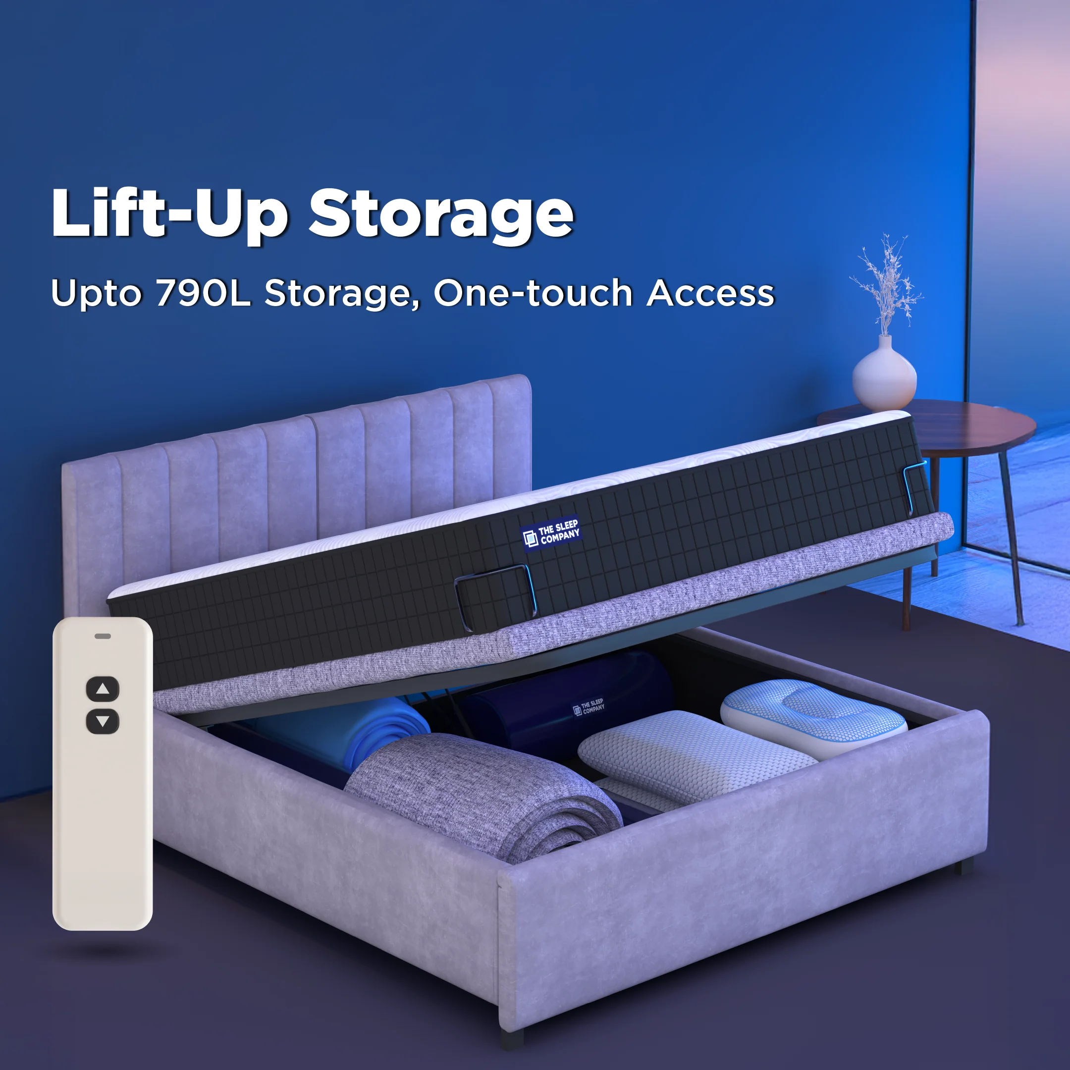 Elev8 Smart Recliner Storage Bed with Italia Frame - Image 12