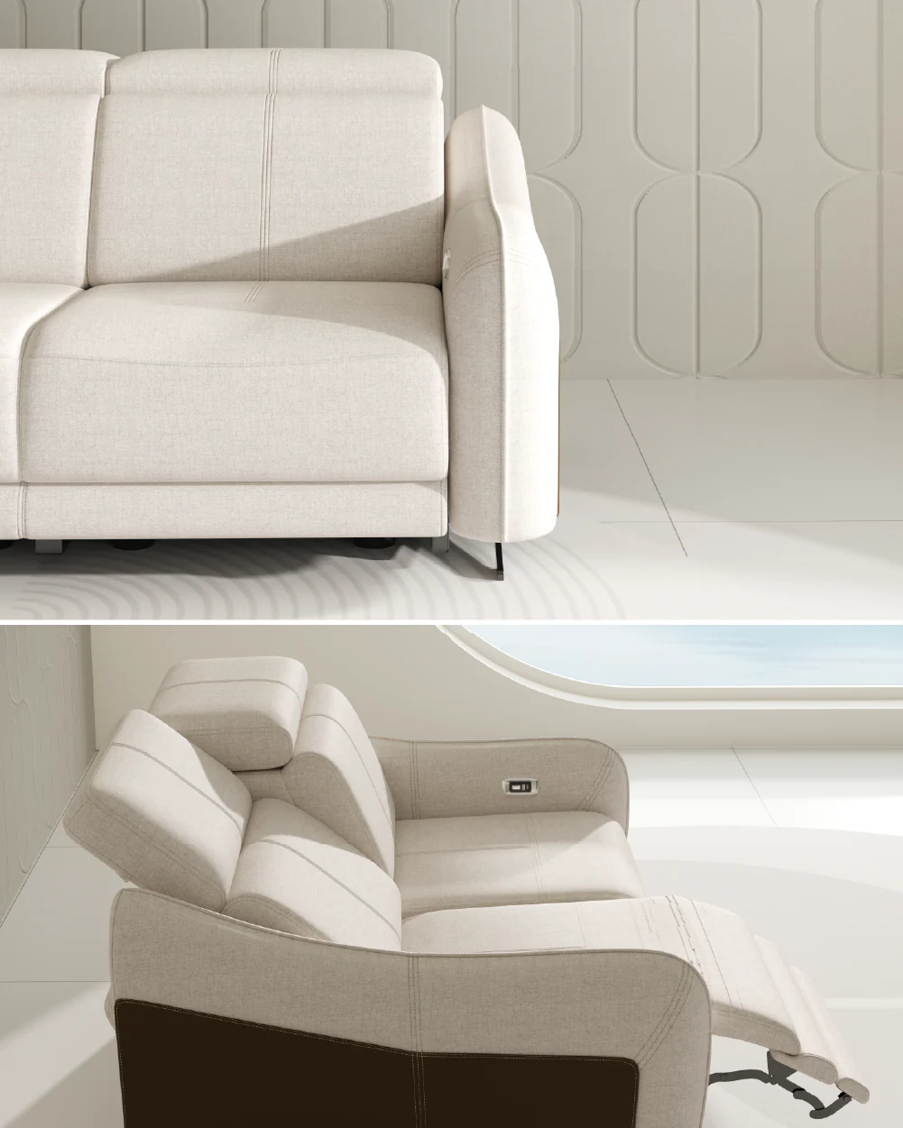 Emilio Recliner Sofa - Image 21