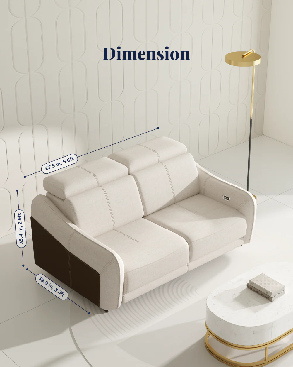Emilio Recliner Sofa - Image 22