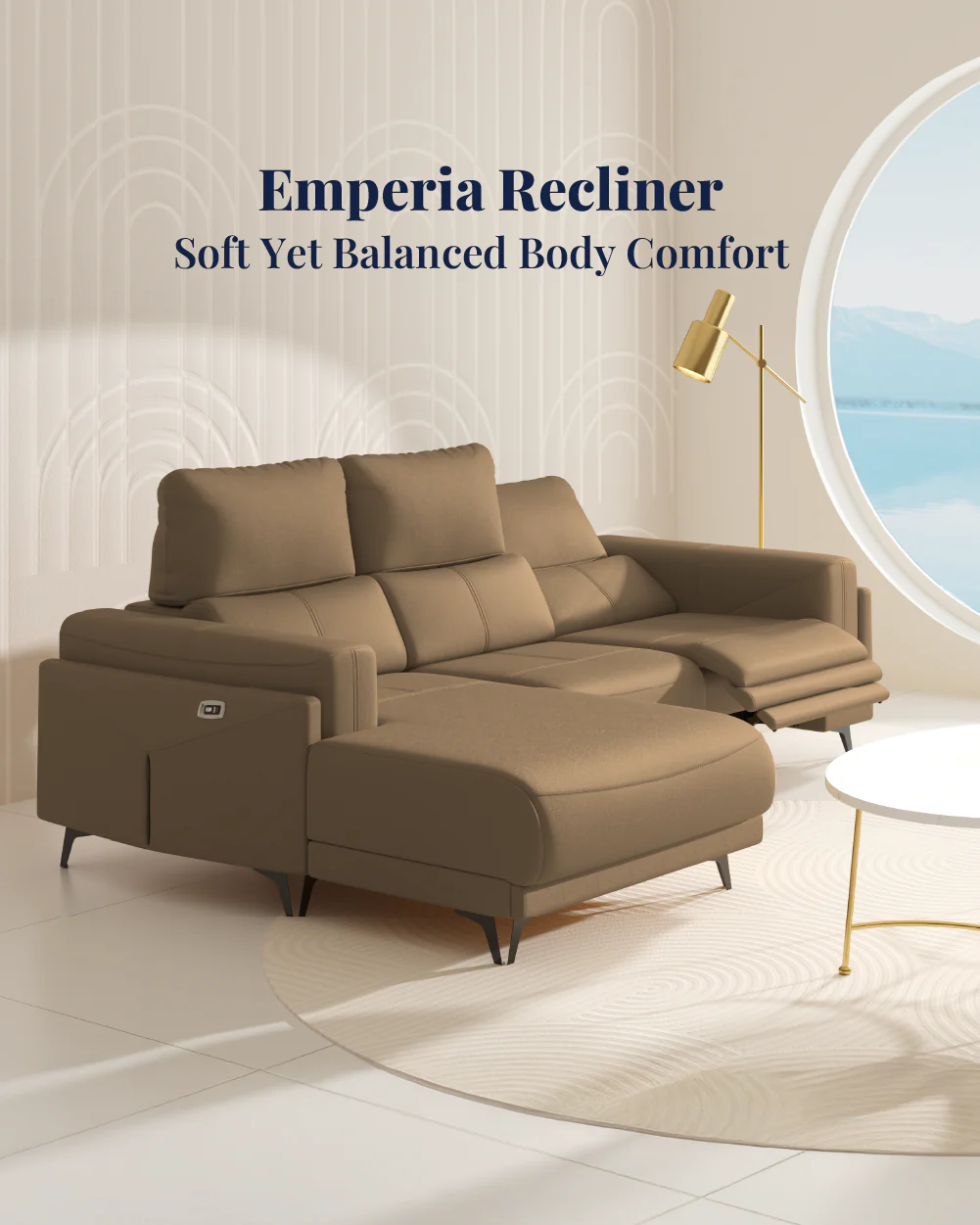 Emperia Recliner Sofa - Image 9