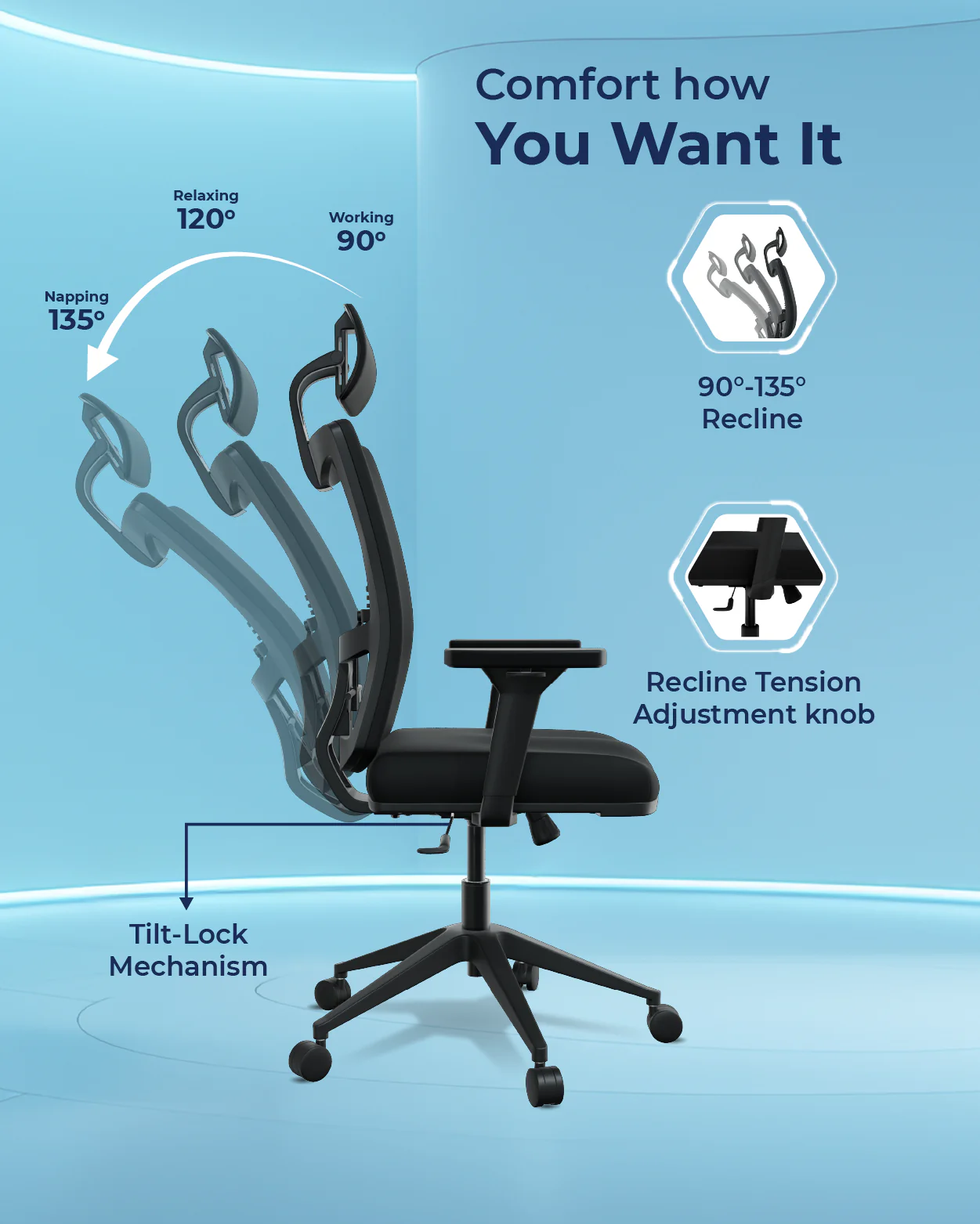 Onyx Orthopedic Office Chair - Image 3