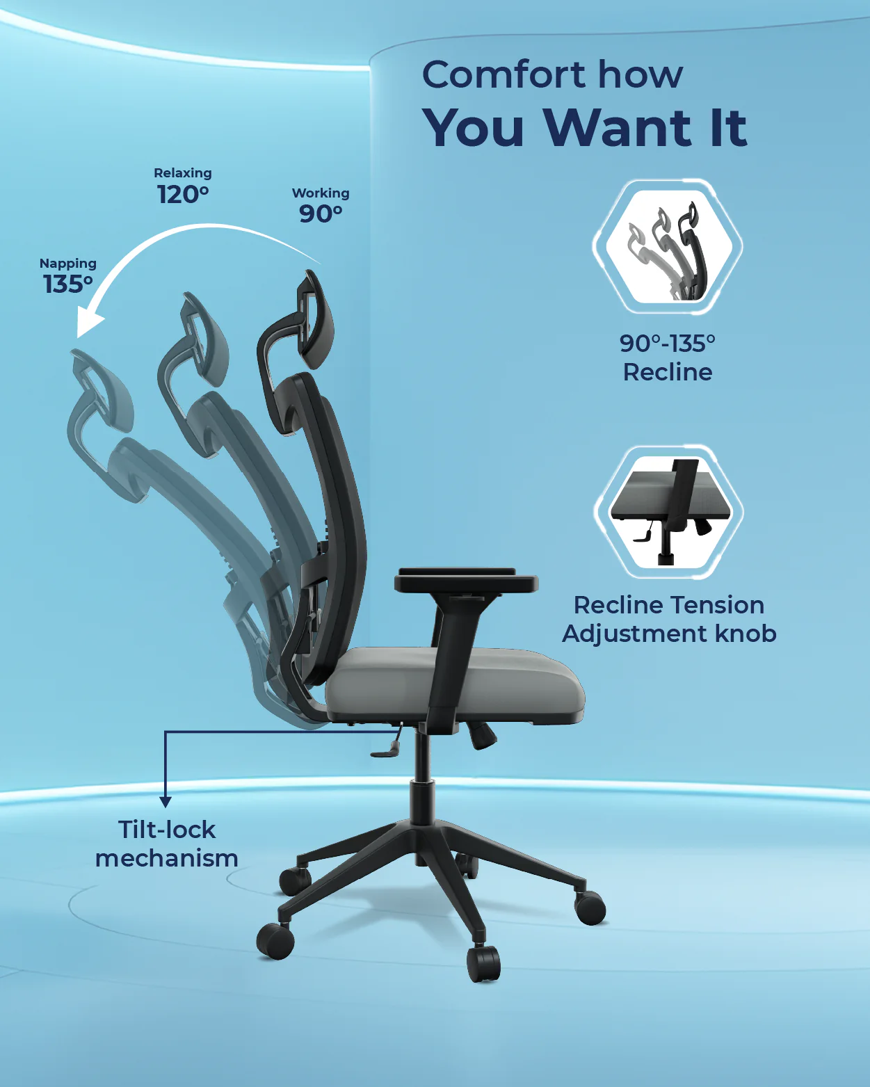 Onyx Orthopedic Office Chair - Image 9