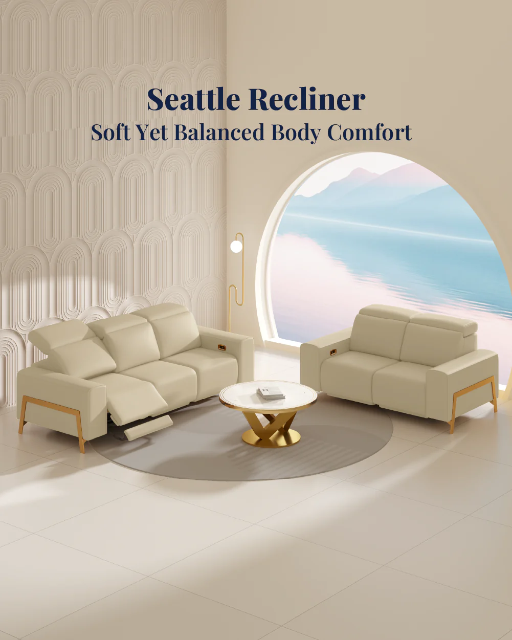 Seattle Recliner Sofa - Image 137