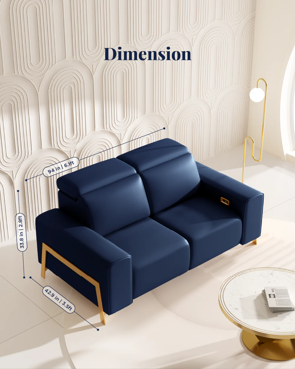 Seattle Recliner Sofa - Image 77