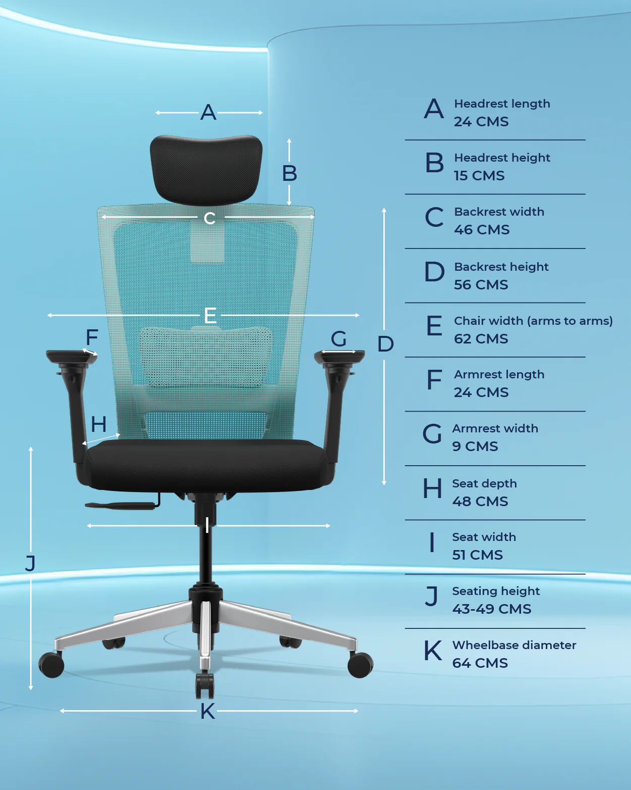 Stylux Ergonomic Office Chair - Image 11
