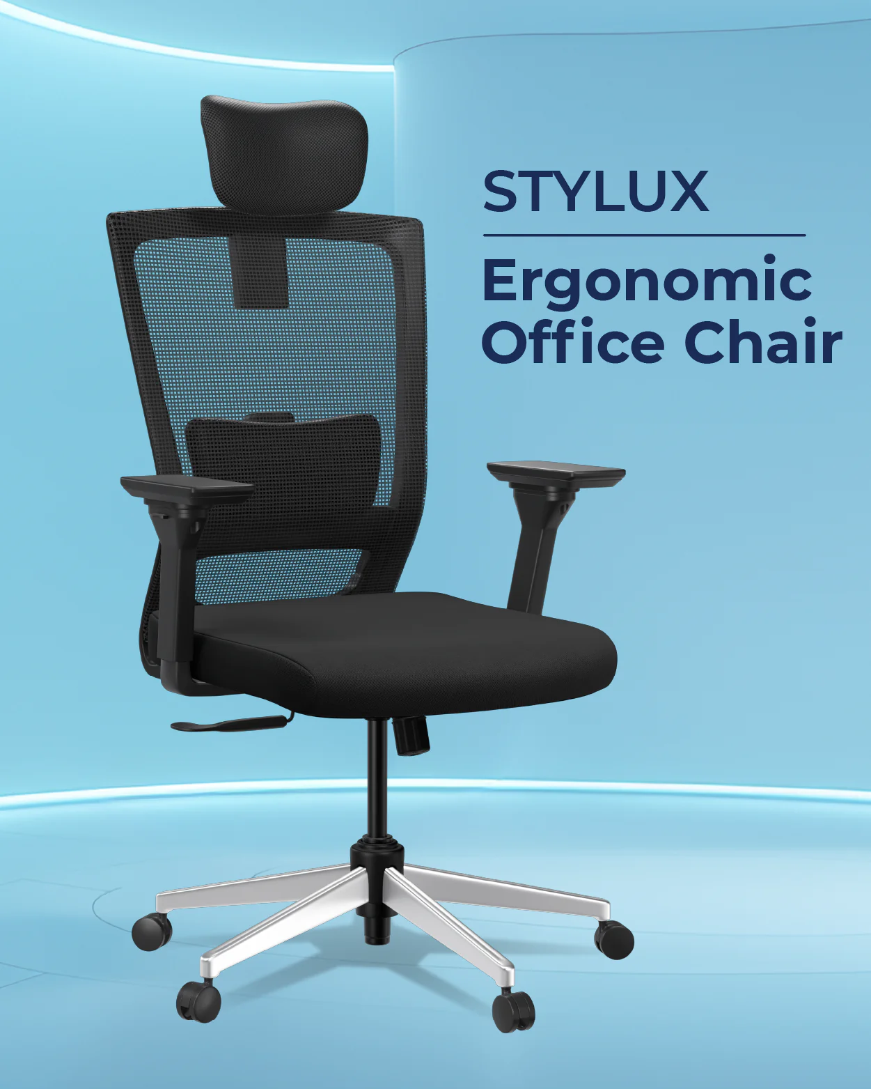 Stylux Ergonomic Office Chair - Image 13