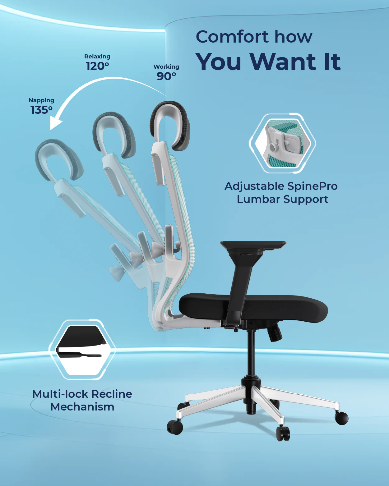 Stylux Ergonomic Office Chair - Image 9