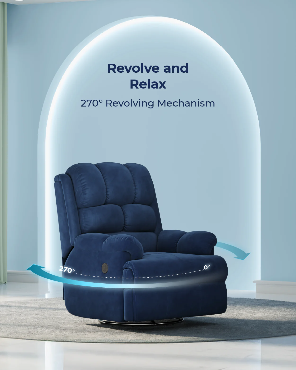 The Sleep Company Luxe Motorised Recliner Sofa - Image 10