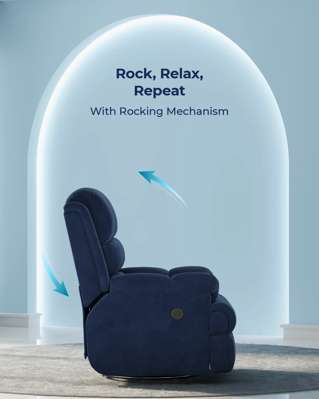 The Sleep Company Luxe Motorised Recliner Sofa - Image 11