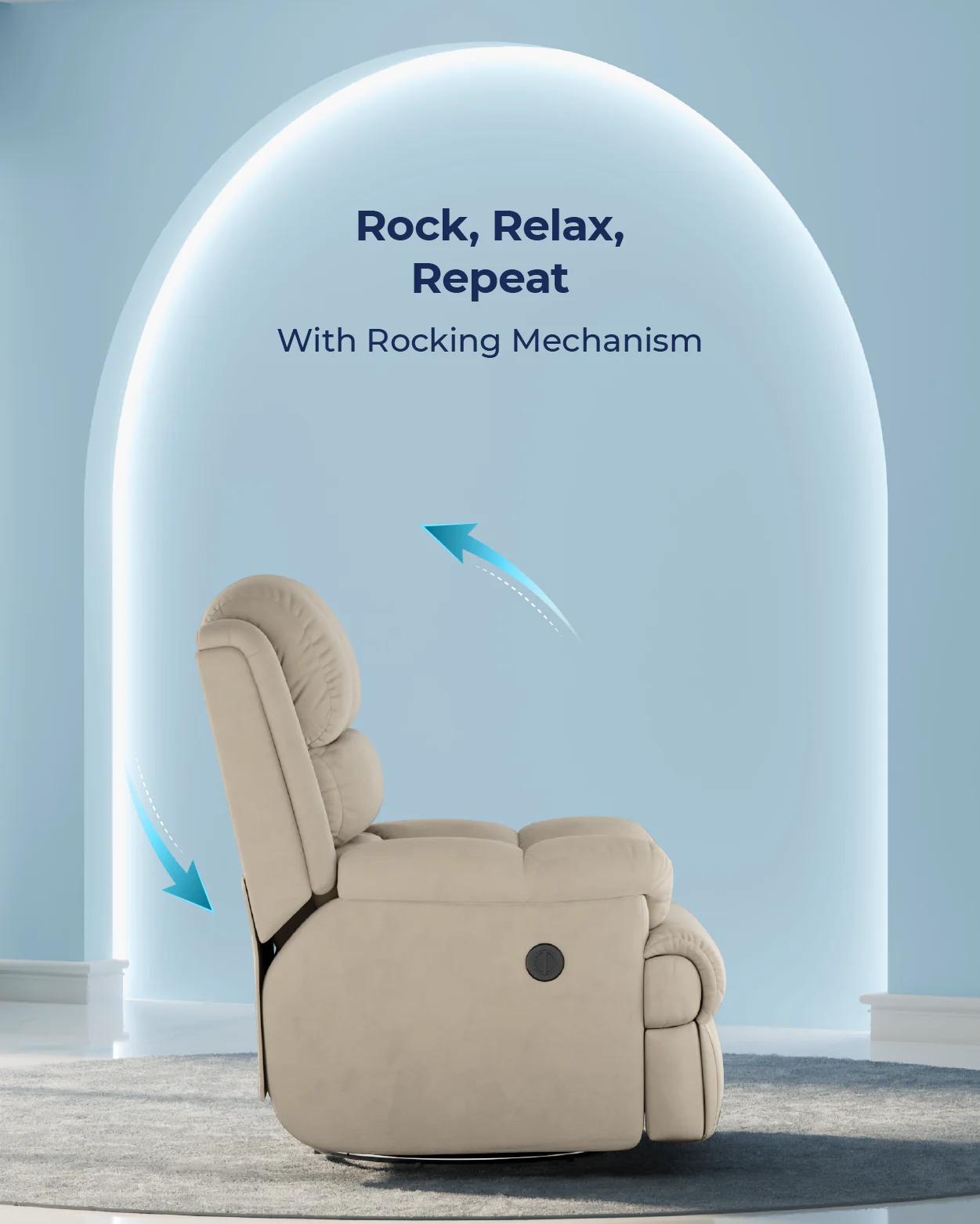 The Sleep Company Luxe Motorised Recliner Sofa - Image 18