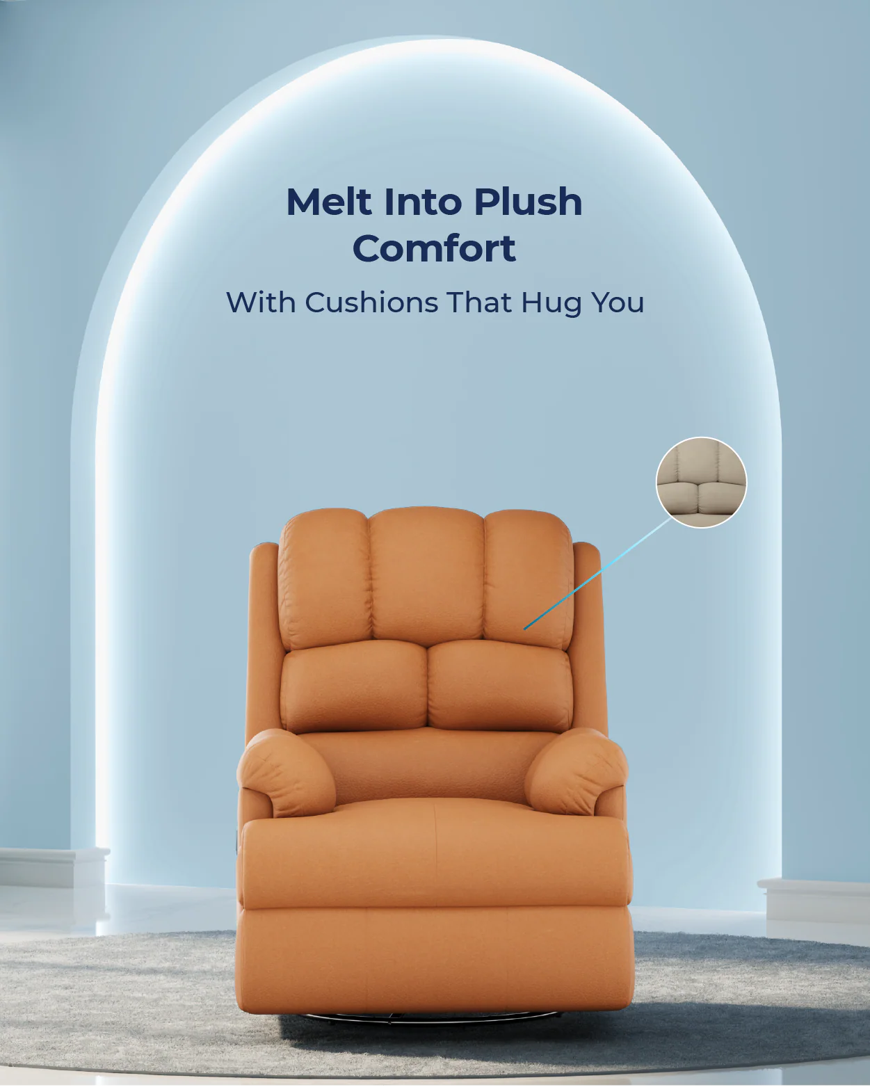 The Sleep Company Luxe Motorised Recliner Sofa - Image 27