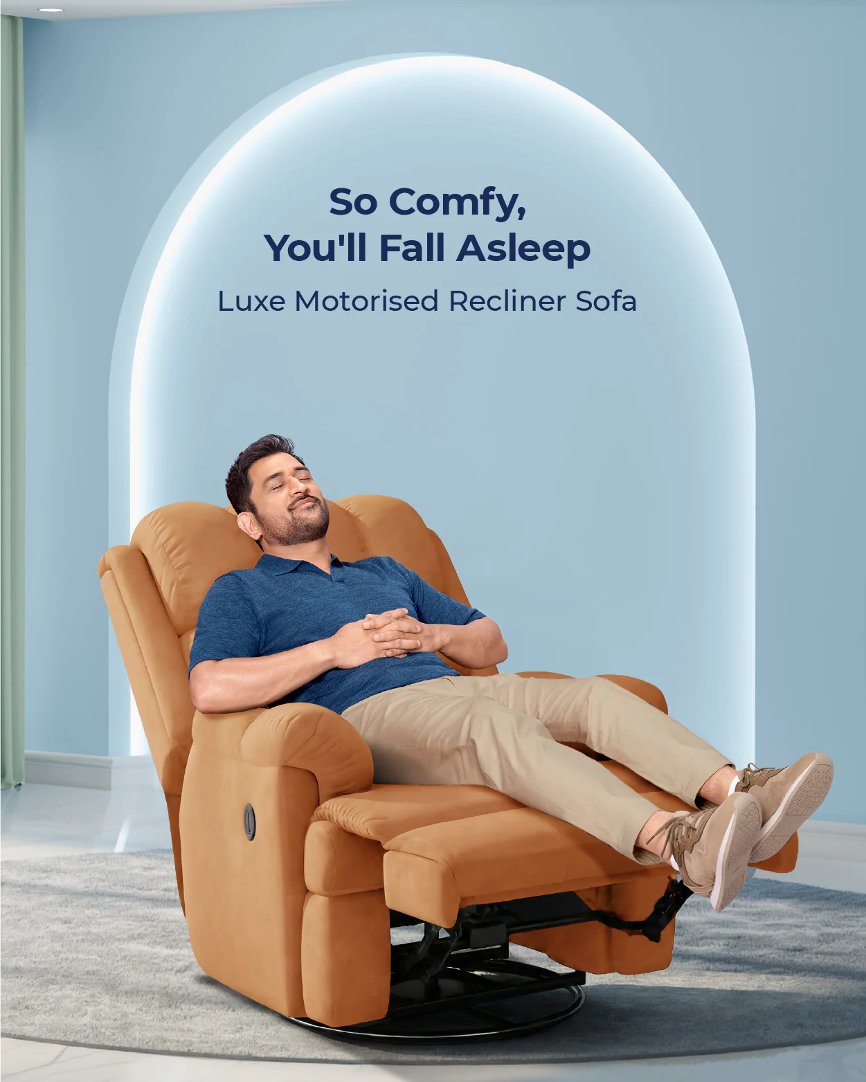 The Sleep Company Luxe Motorised Recliner Sofa - Image 28