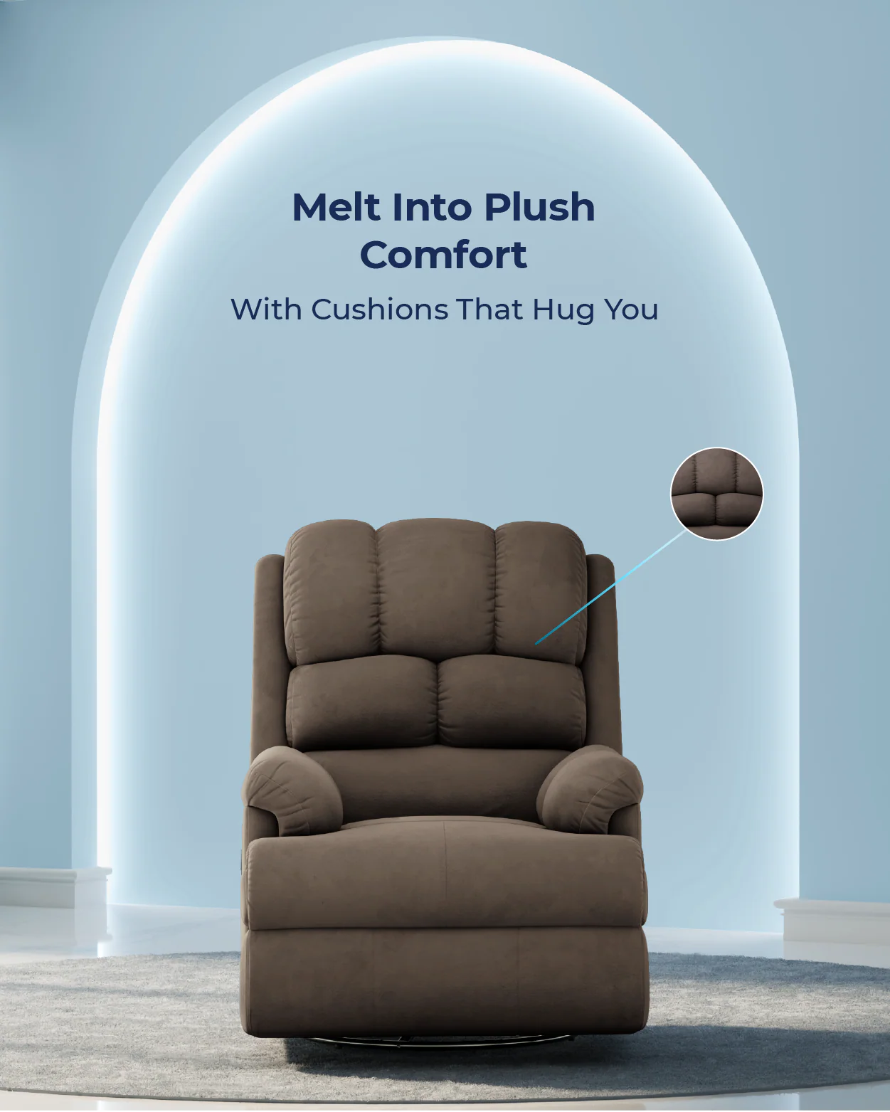 The Sleep Company Luxe Motorised Recliner Sofa - Image 34