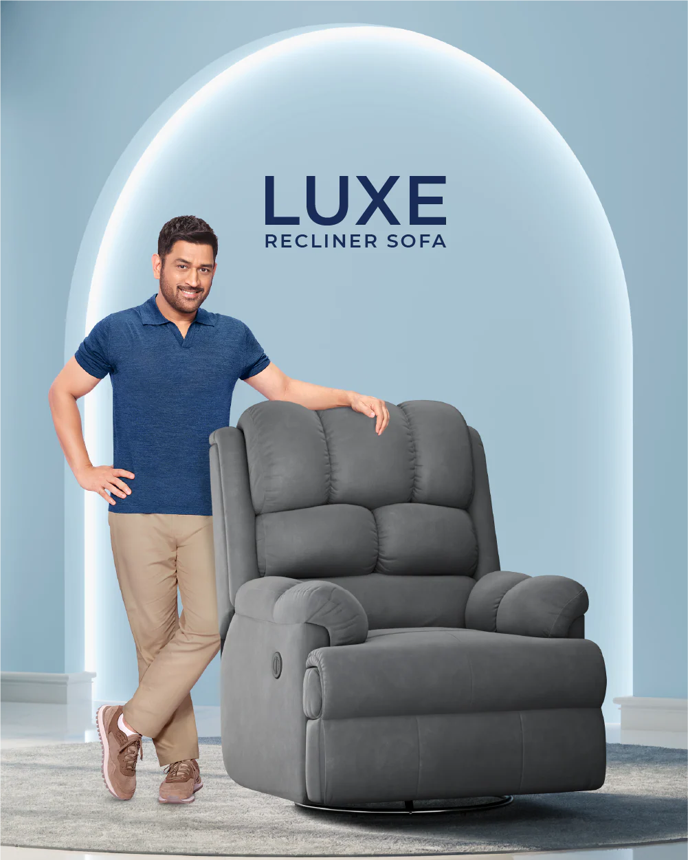 The Sleep Company Luxe Motorised Recliner Sofa - Image 37