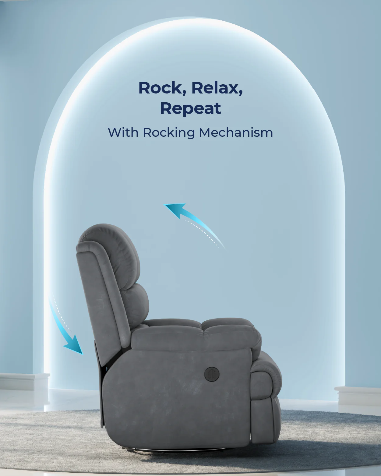 The Sleep Company Luxe Motorised Recliner Sofa - Image 4