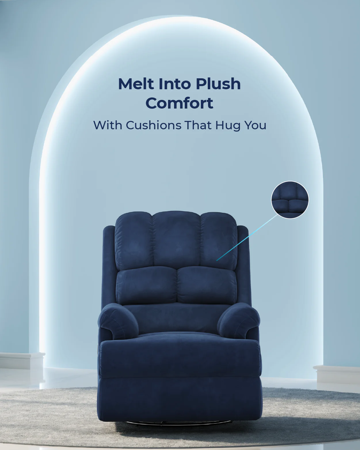 The Sleep Company Luxe Motorised Recliner Sofa - Image 44