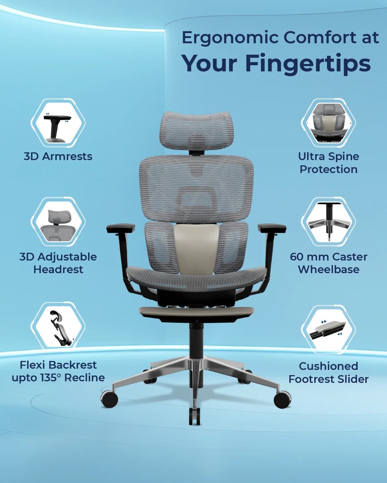 Ultron Premium Ergonomic Office Chair - Image 10