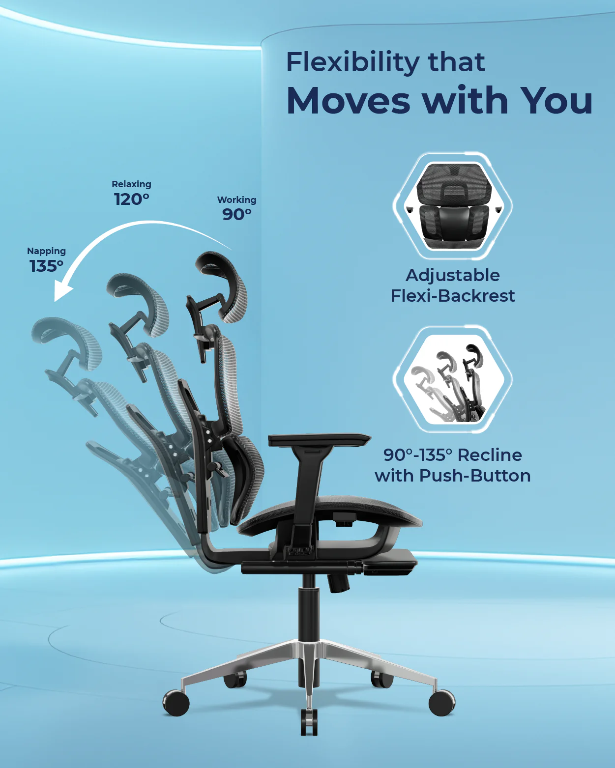 Ultron Premium Ergonomic Office Chair - Image 3