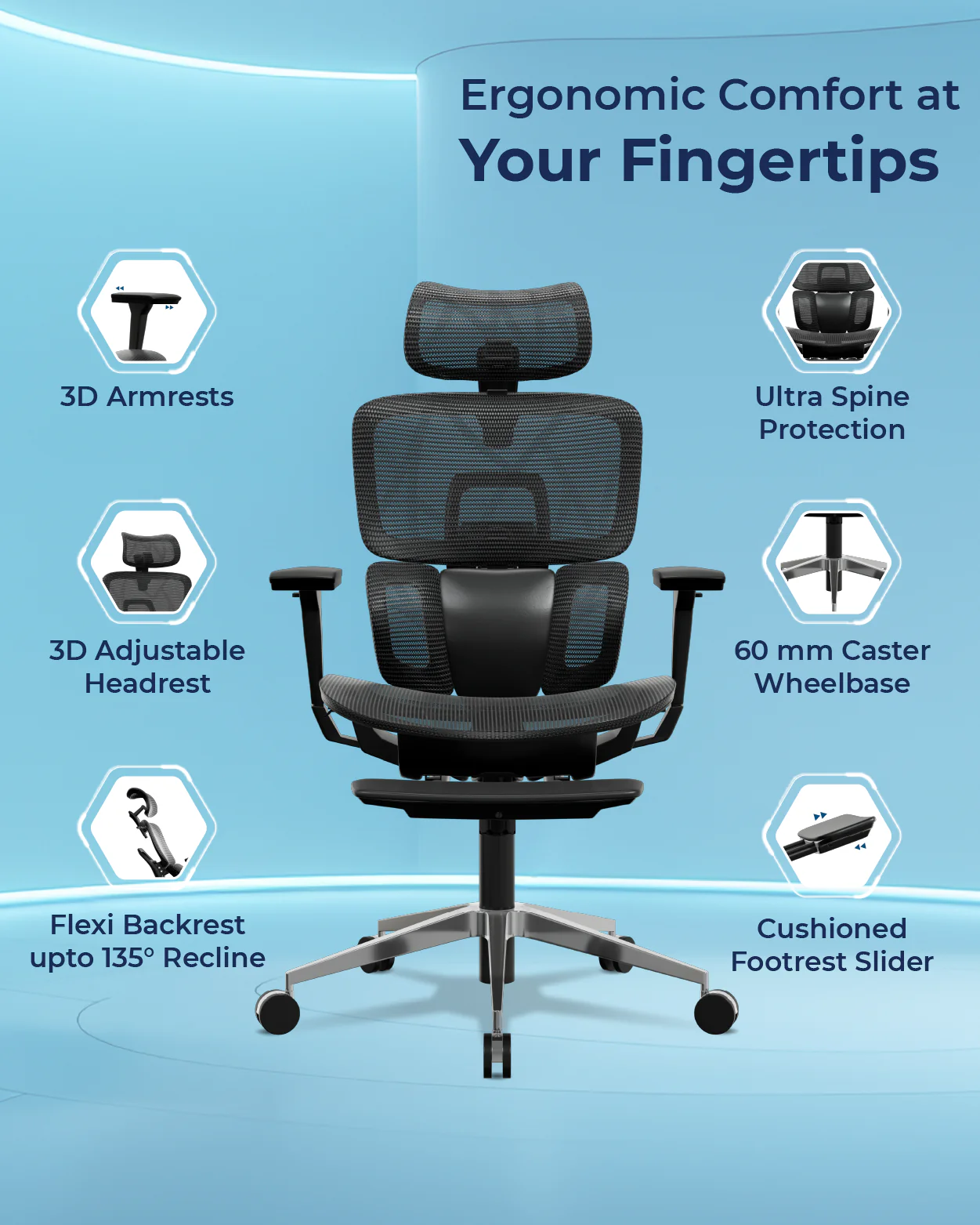 Ultron Premium Ergonomic Office Chair - Image 4