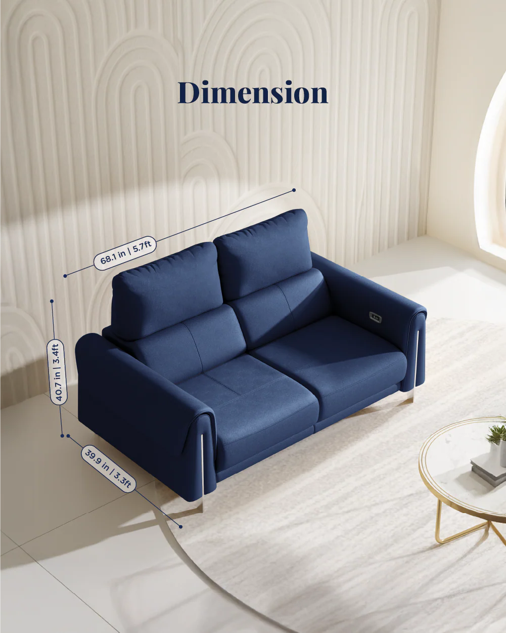 Valencia Recliner Sofa - Image 156