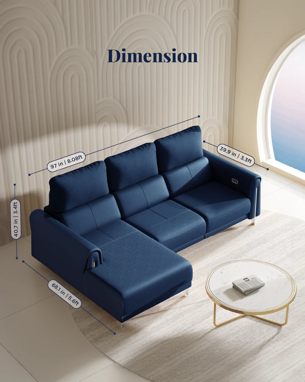 Valencia Recliner Sofa - Image 189