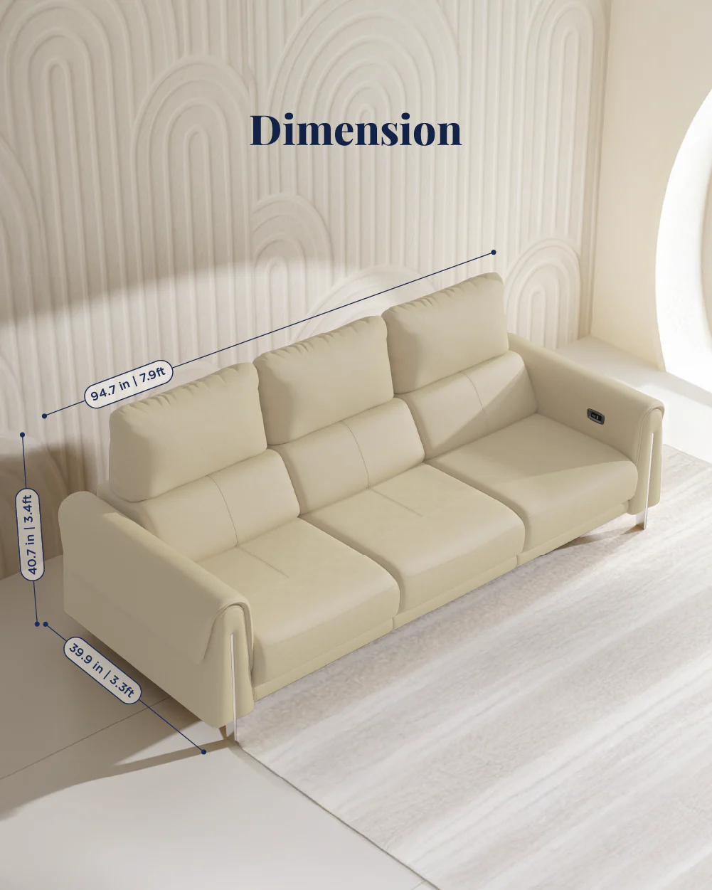Valencia Recliner Sofa - Image 220