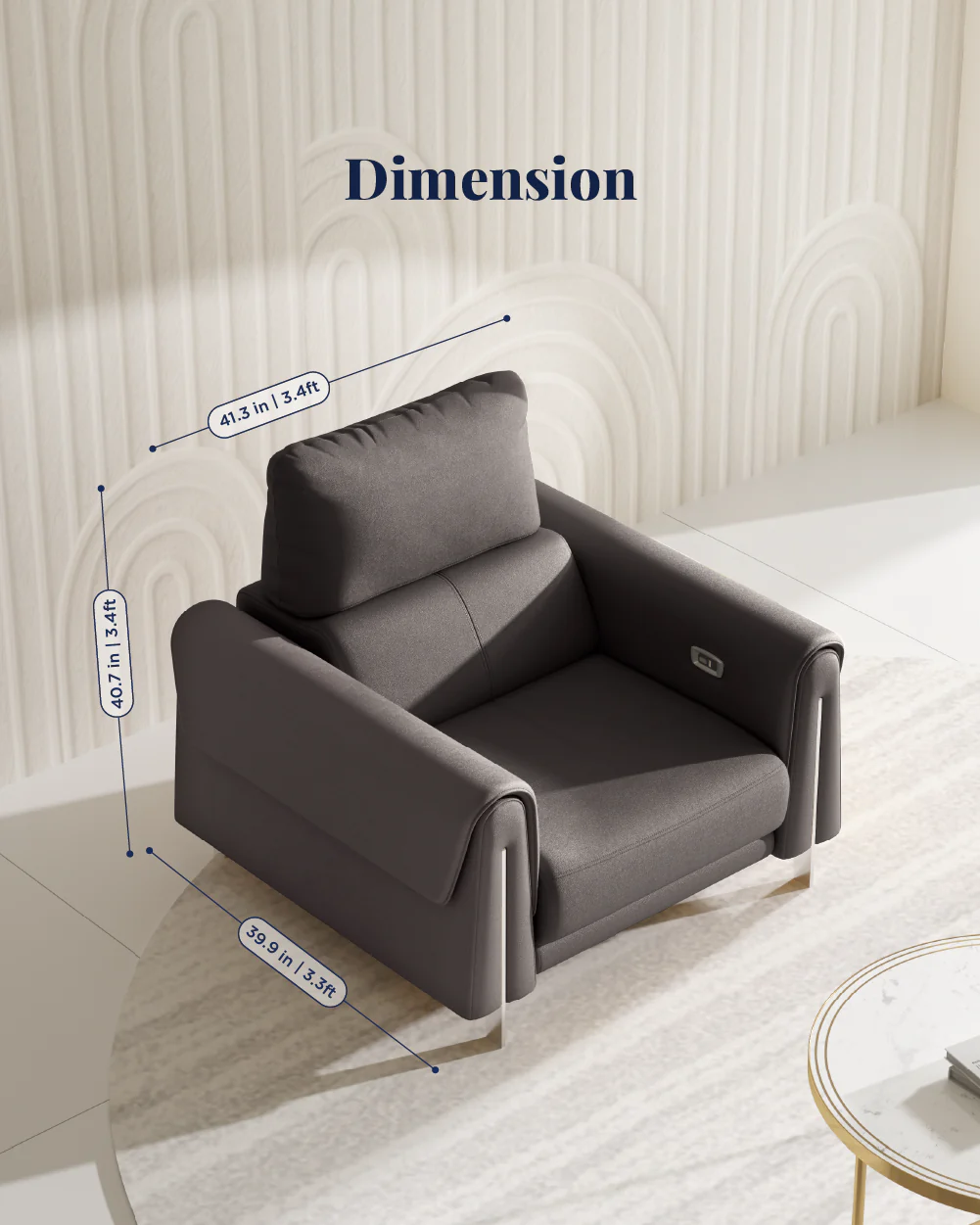 Valencia Recliner Sofa - Image 70