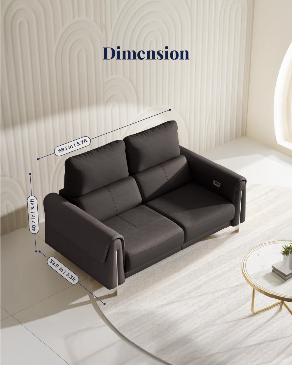 Valencia Recliner Sofa - Image 79